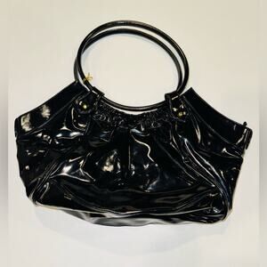 Mariah Carey / Patent Leather / Hobo Satchel Handbag with Round handles NWOT